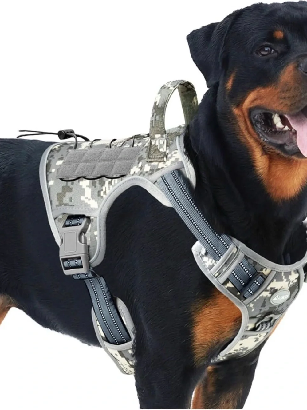 Digital Gray Camouflage Tactical Wearable Harness - Gray